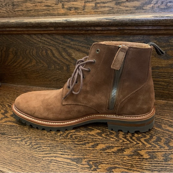 Aquatalia Men’s Leaston Suede Boot (Chestnut) Size 8.5 - Picture 8 of 13